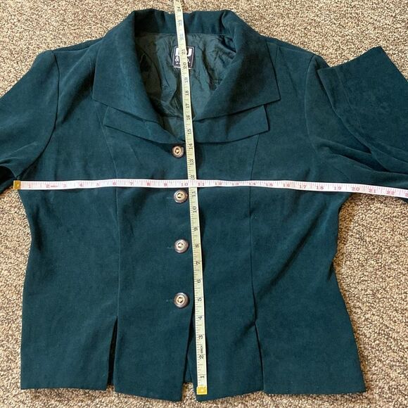 Classic Blue Blazer with Structured Fit and Professional Finish Size M Approxy, - Picture 5 of 10